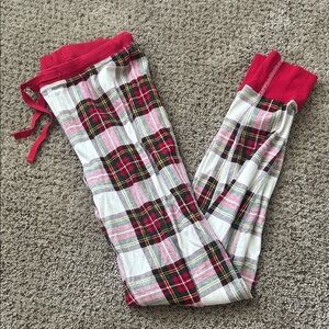 Hanna Anderson plaid pj pants
